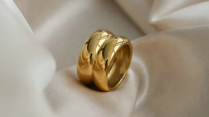 Breiter Ehering - 13mm Wide Stainless Steel Wedding Band