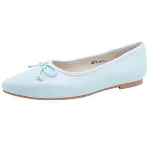 Factory New Product Cow Leather Shoes Light Weight Cowhide Leather Shoes for Women