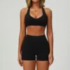 Bra+shorts black