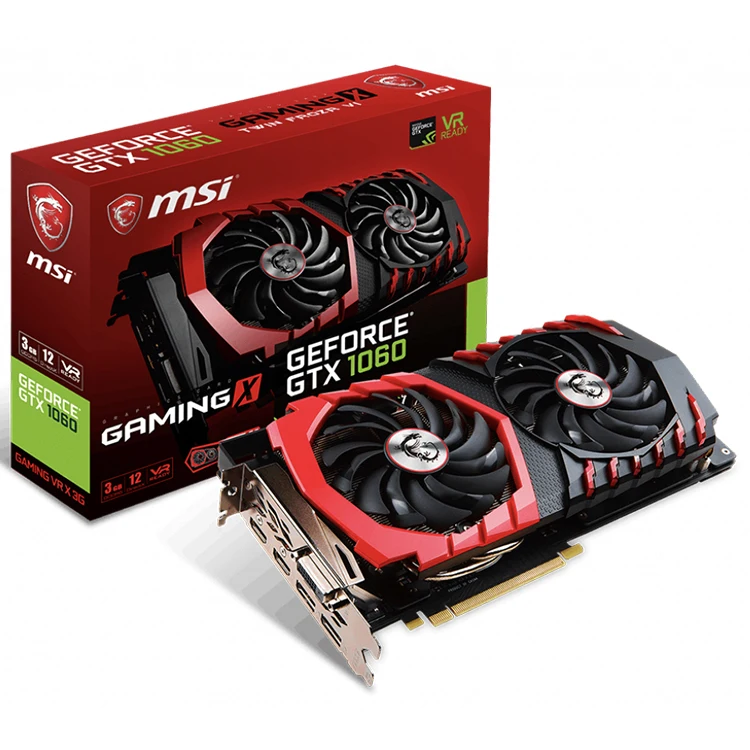 MSI NVIDIA Geforce GTX 1060 3G - Used Gaming Graphics Card