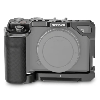 NEEWER Protective Metal Video ZV-E10 Camera Cage with Silicone Grip and ARRI Locating Holes