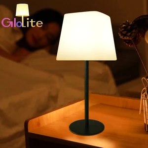 Wireless Touch Table Lamp Creative Candle Bedroom Night Lighting Atmosphere Plastic for Camping Desk Use