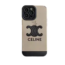 New Double C Phone Case For iPhone 14 15 Pro Max 13 12 7 8 15 Plus trending Feather Soft TPU For iPhone 14 Cover