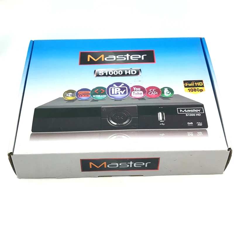 Satellite Receiver Master FTA DVB-S2 Free Channels Digital Tuner Support Cccam