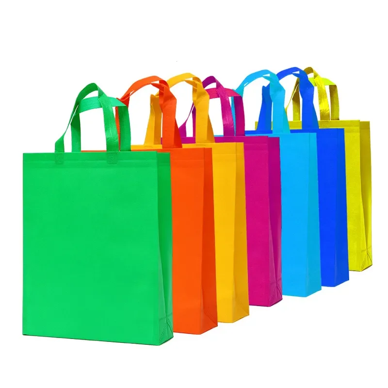 Printed Eco Grocery Printable Gift Reusable Recycled Non-woven Laminate Promotional Custom Non Woven Shopping Tote Bag with logo factory