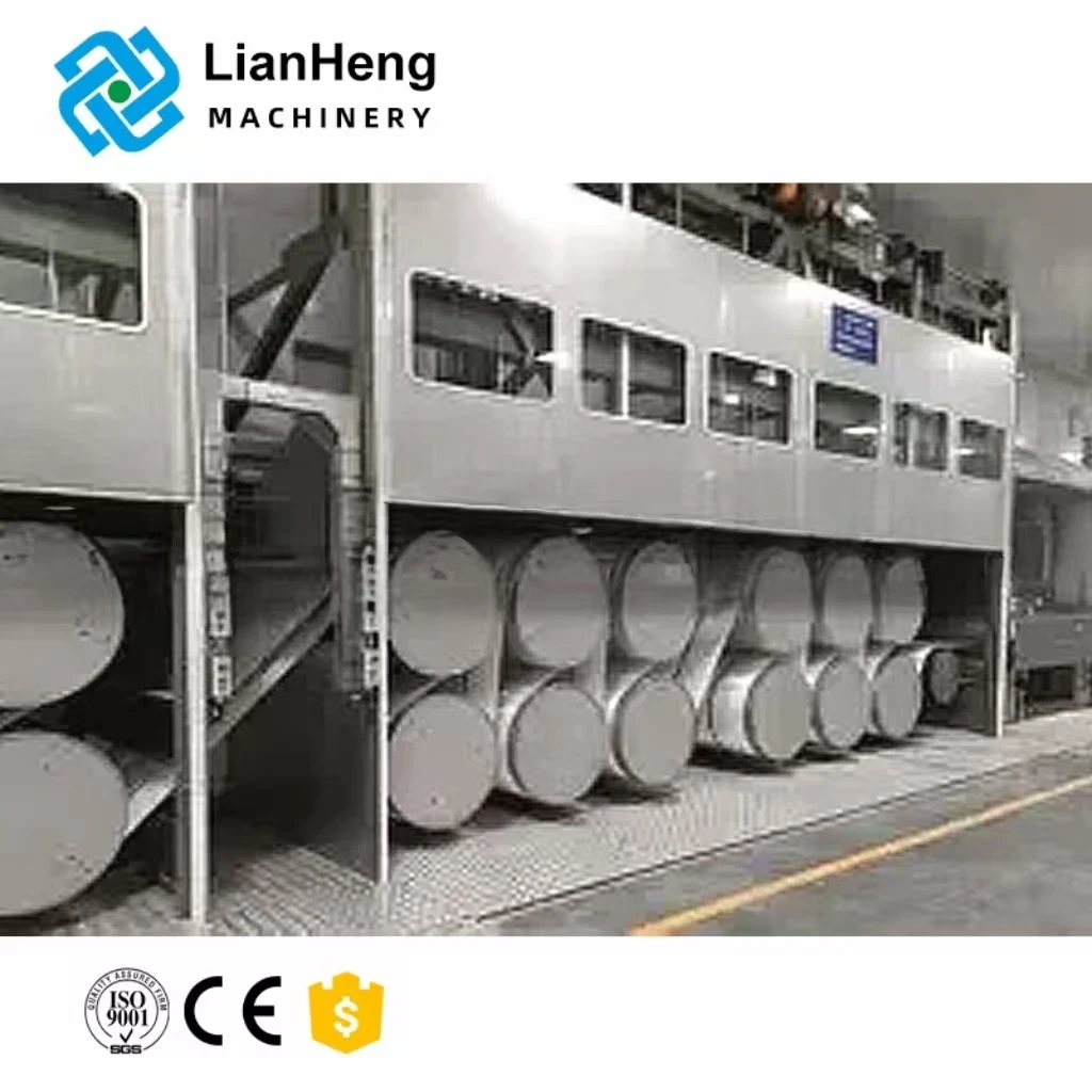 Polyester Staple Fiber Production Line with Tension Heat Setting ...