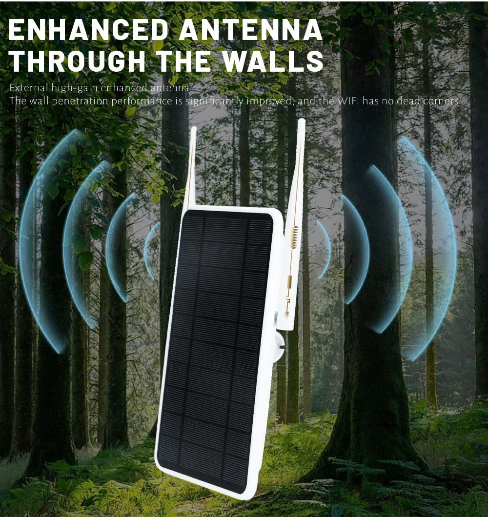 Outdoor Waterproof 4g Lte Solar Wifi Router Built-in 18650 Battery With ...