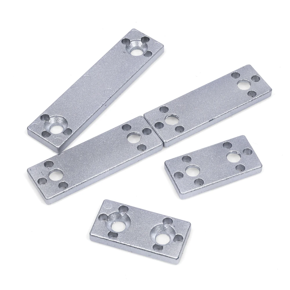 EN 20/2040/2060/2080 Aluminum Profile Zinc Alloy Fixing Block End Face Connecting Vertical Heat Sink Cutting