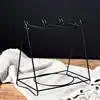 Iron frame-6 cups 6 plates