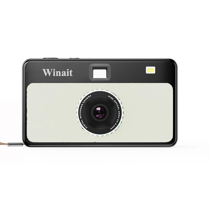 Winait Appareil photo numérique 8.0MP sans écran style rétro avec filtres et caméra vidéo 1080p