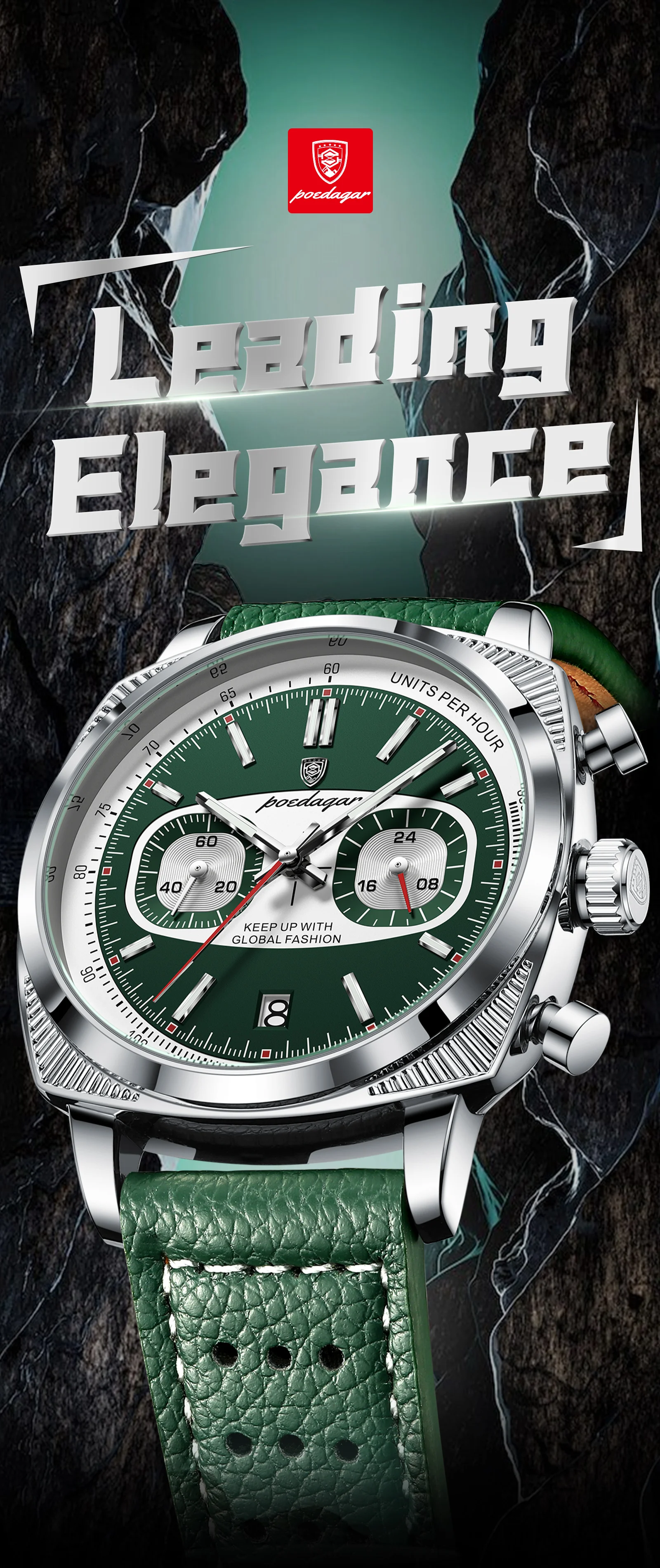 Poedagar 838 Chronograph Men's Watch