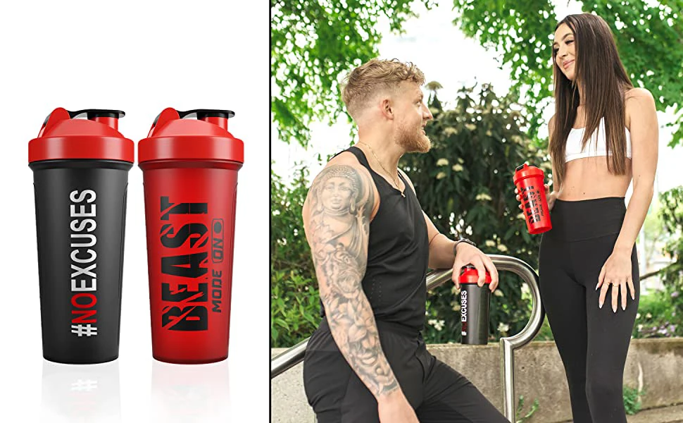 Wholesale Custom Logo Fitness BPA Free Plastic Gym Shaker Bottle