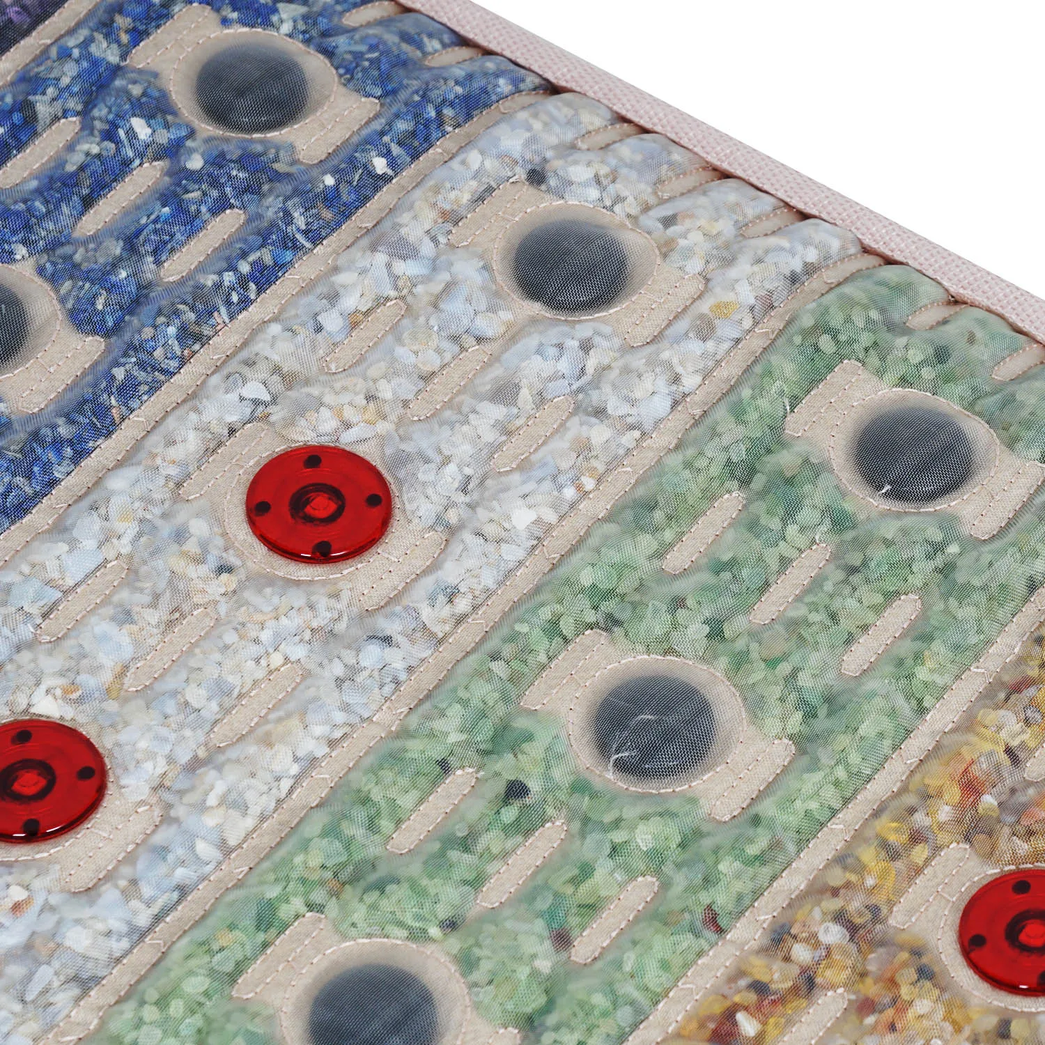 Terahertz Rainbow Mattress Infrared Red Light Therapy Photon 7 Gem Stone Schumann Wave PEMF Amethyst Mat
