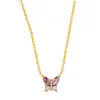 Purple zircon inlay-Gold