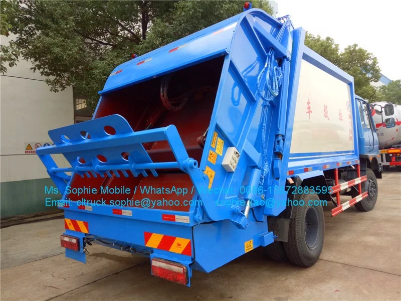 ISUZ 8000L 8m3 мусороуплотнитель грузовик 4x2 дизельный механическая коробка передач хорошая цена