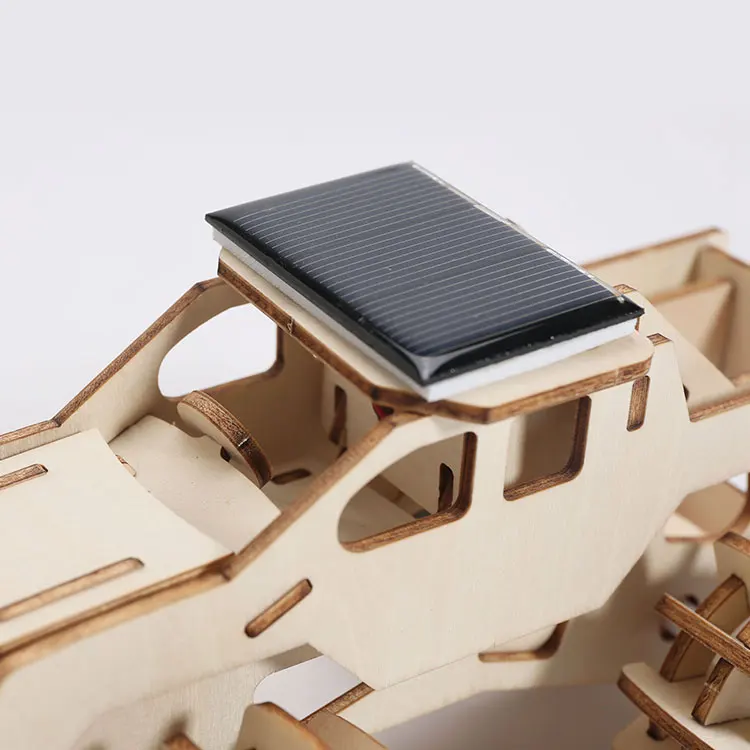 Монстр-Трак обучающий Деревянный 3D солнечный автомобиль