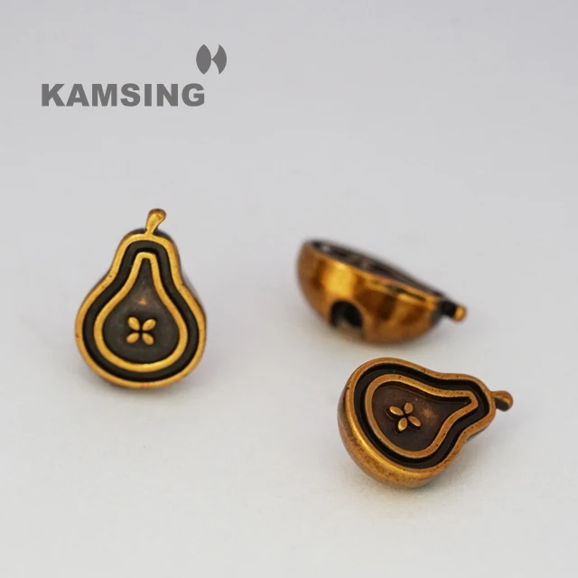 Kamsing Special Design Gourd Shape Sewing Button Decorative Metal ...