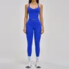 Conjunto de top y leggings azul