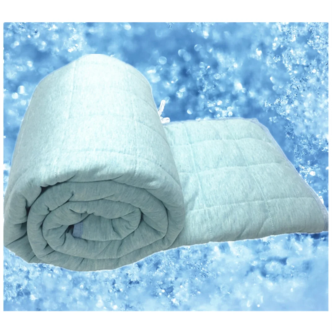 Lightweight Queen Size PE Fiber Nylon Fabric Summer Cooling Blanket Wearable Blanket