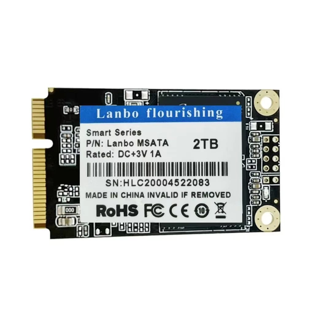 MSATA SSD 128GB 256GB 512GB 1TB Industrial Solid State Hard