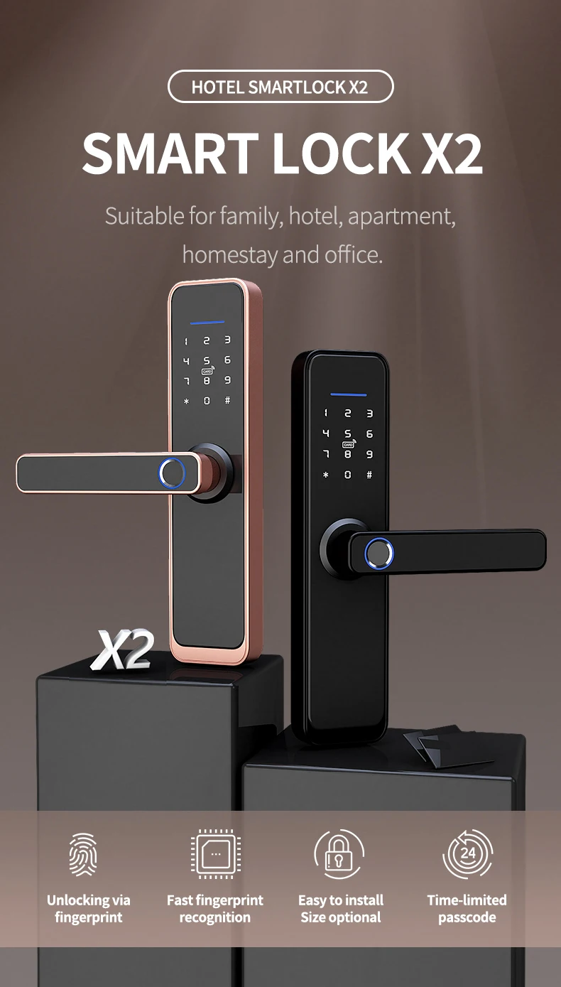 UEMON Smart Home Tuya App Smart Security Door Lock TTlock App Remote Control Door Locks