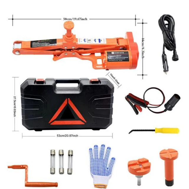 Effortless Scissor Jack For Car Suv Mpv Thickened Max 3.0 Ton (6614 Lbs) Car Jacks With Hand