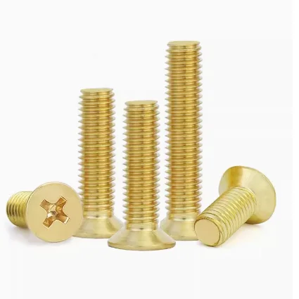 product best supplier copper screw manufacturer m2 m8 brass phillips countersunk machine screws-64