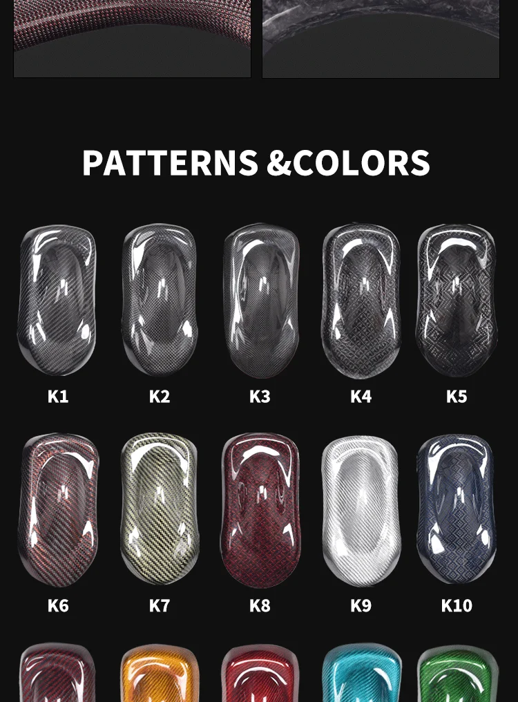 Hot Sell For Kia K5 Carbon Fiber Racing Car Oem Custom Steering Wheel