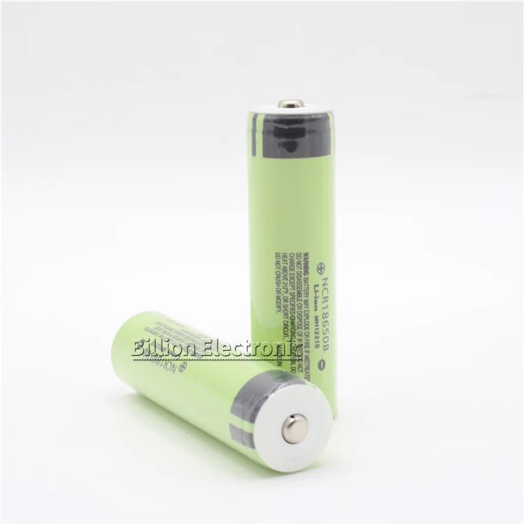 Authentic Guarantee NCR 18650B 3.7V 3400mAh 67mm Rechargeable Lithium Battery  with Button Top For Flash Light
