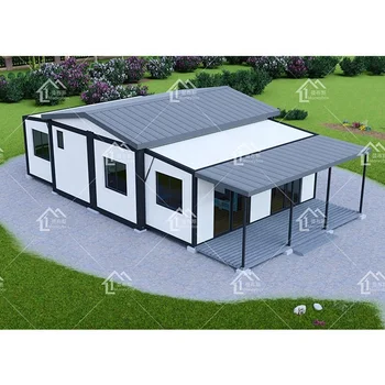 40ft Prefab Modern Three Bedrooms Living Expandable Container House