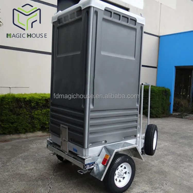 Magic House 2022 New Silver Mobile Bathroom Portable Restroom Trailers
