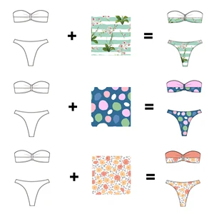 2026 Active Swim Bikini Set - UPF 50+ Rapid-Dry Fabric | Removable Padding with Non-Roll Waistband