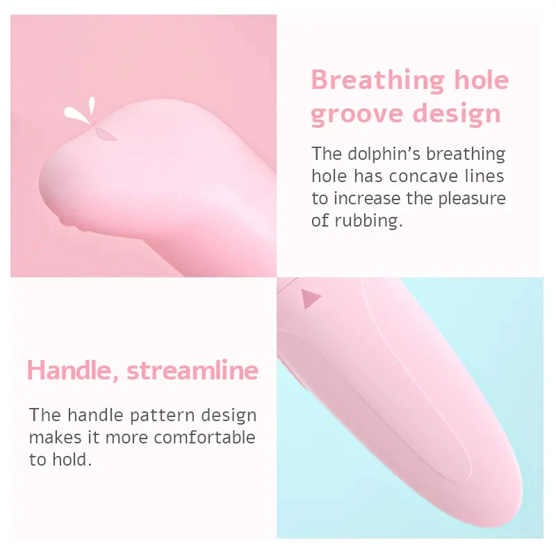 Japan Mini AV Bullet Vibrator for Girls Powerful Stick G-Spot Mini Dolphin Wand Sex Toy with USB Power Supply