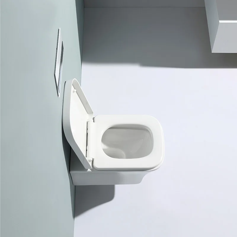 anti-stain stable and durable space-saving quiet and powerful flushing water efficiency ceramic wall hung toilet