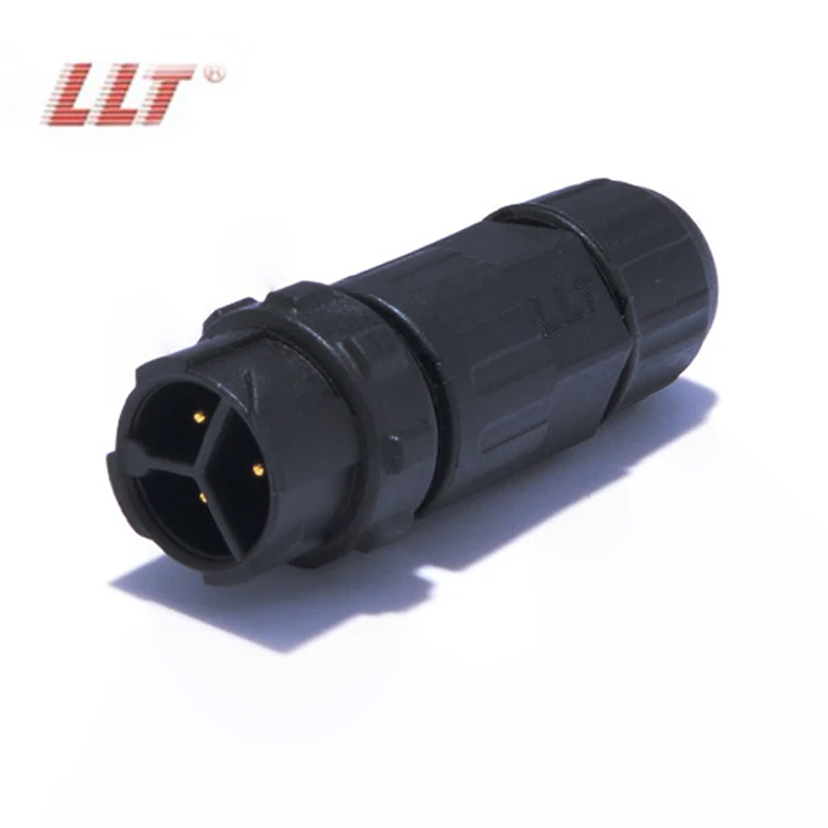LLT M16 Ip67 2 3 4 5 6 7 8 9 10 11 12 Pin Quick Connect IP68 Waterproof Connector for Street Lamp