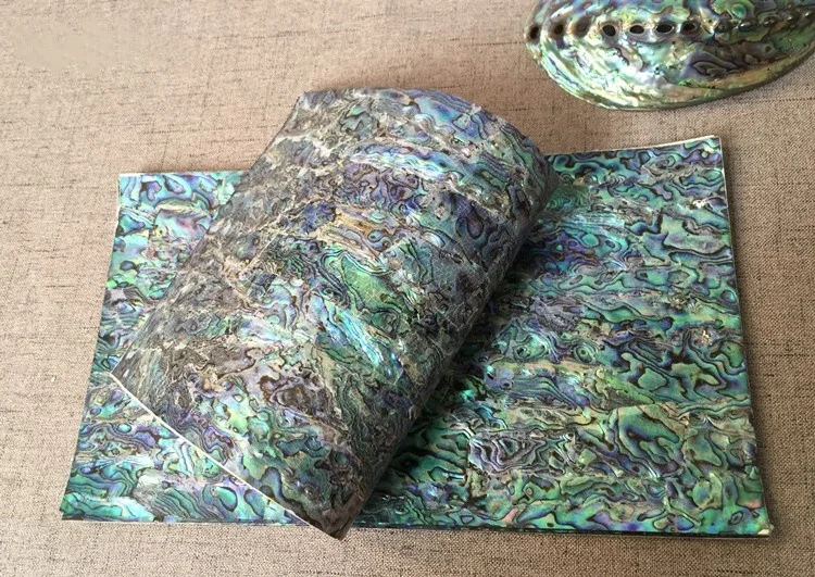 2019 Flexible NZ Abalone Shell Laminate Self Adhesive Sticker Paper for Wall Paper Furniture Inlay Guitar Accessories