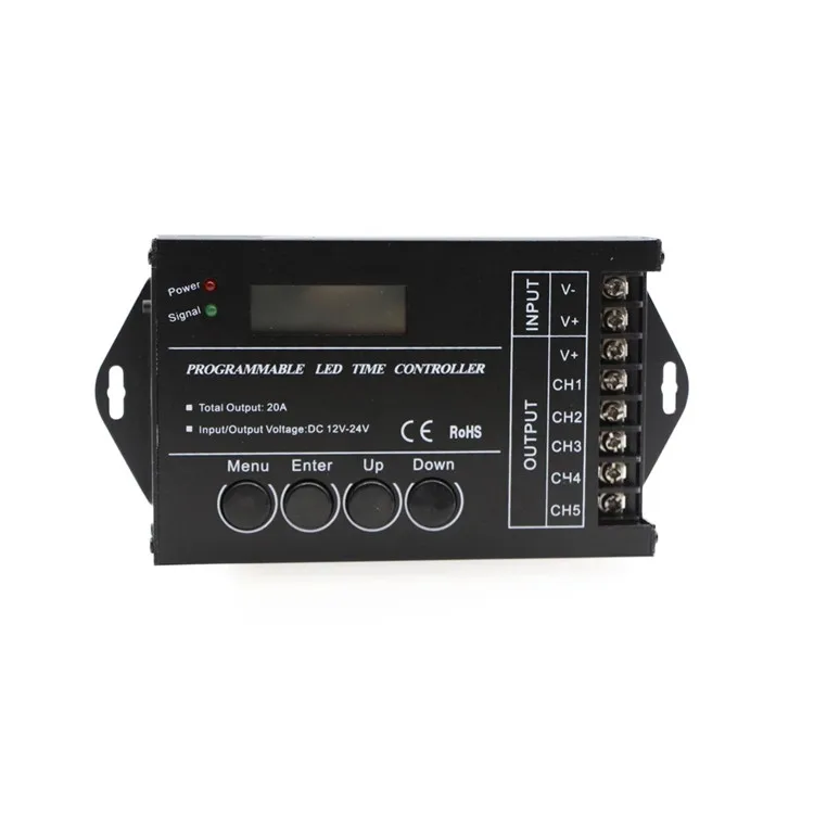 Lighting Timer Dimmer Led Wifi Controller TC420 Software Programmable With USB Cable CD ROM