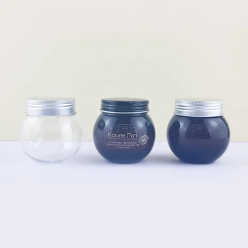150ml PET Plastic Ball-Shaped Bottle Aluminum Cap Cosmetics Lotions Skin Care Loose Powder Eye Cream Lipstick Facial Cleanser