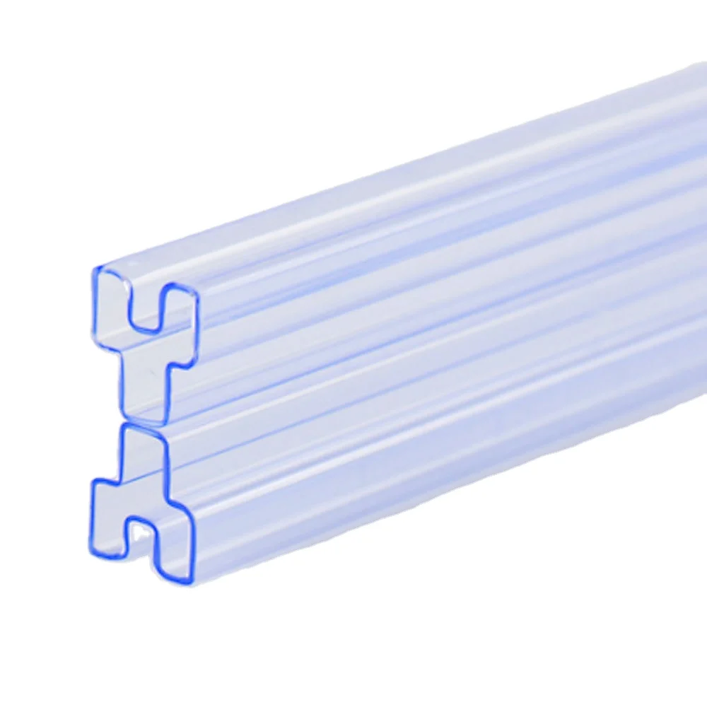 Customized Pvc Packaging Tube Rectangular Lightweight Plastic IC Tube ...