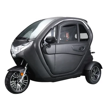 Polaris Black 1500w 3 Wheel Electric Cabin Tricycle Three Wheel ...