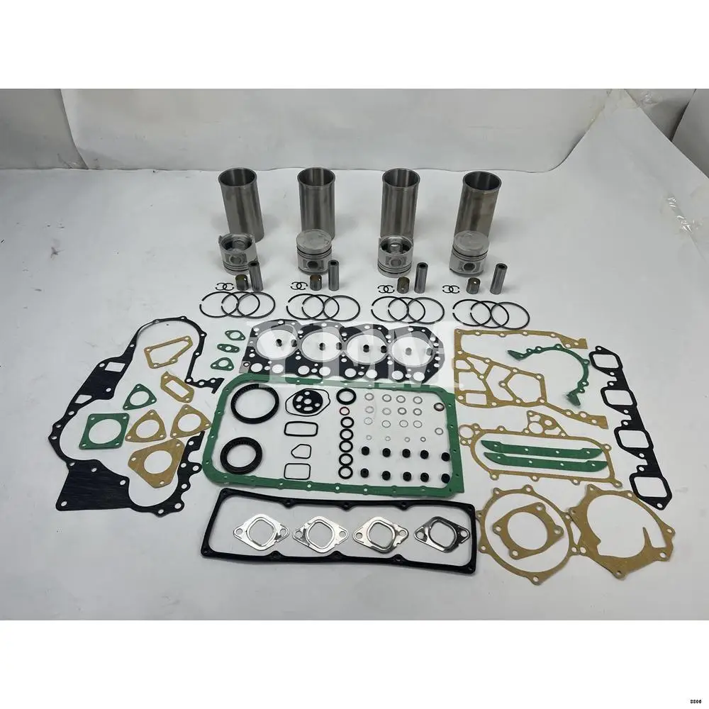 Overhaul Kit With Cylinder Piston Ring Liner Gasket Set For Nissan TD25 Excavator Parts