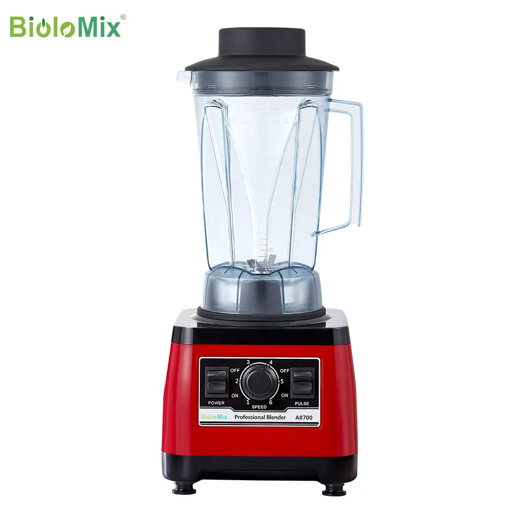 BioloMix Heavy Duty Professional Blender, Peak 2200W Commercial Grade Bar Blender with 70oz Container for Shakes, Smoothies, Ice Crushing, Frozen