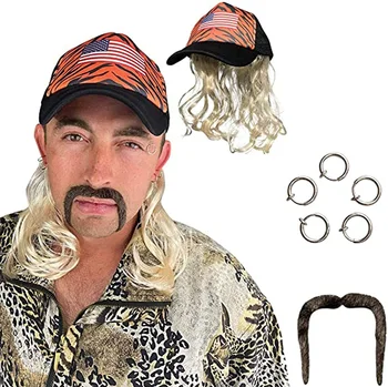 Wholesale Orange Mullet Hat Wig Cap Accessories With Attached Hair Trucker  Cap with Wig From m.
