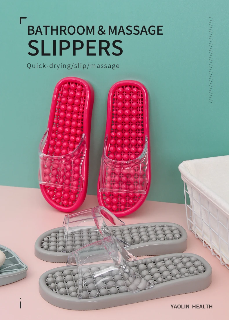 New Design Shiatsu Foot Massager Slides Acupuncture Massage Sandals/Slippers