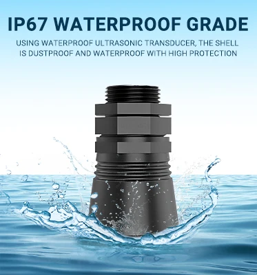 DYP-A08 Waterproof Three Measurement Modes RS485 UART PWM Ultrasonic Sensor for River Water Fuel Waste Bin Level Proximity