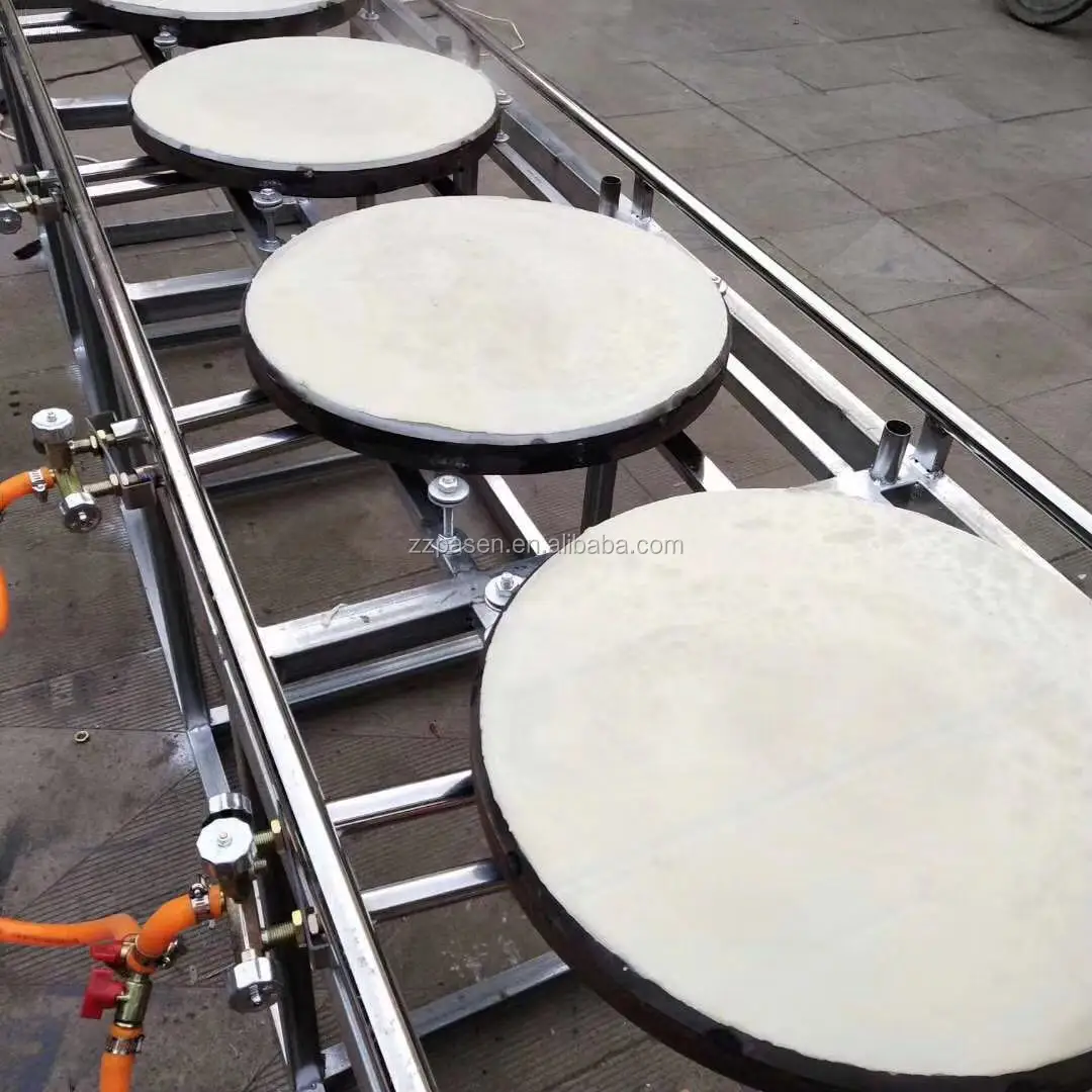 Hand Push Type Tortilla Bread Making Machine  High Output Pita Bread Shaping Machine  Thin Flat Pancake Maker for Sale