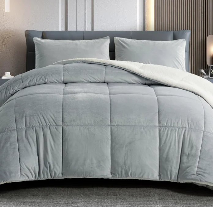 Minky/Sherpa Fleece Polyester Bed  Quilts