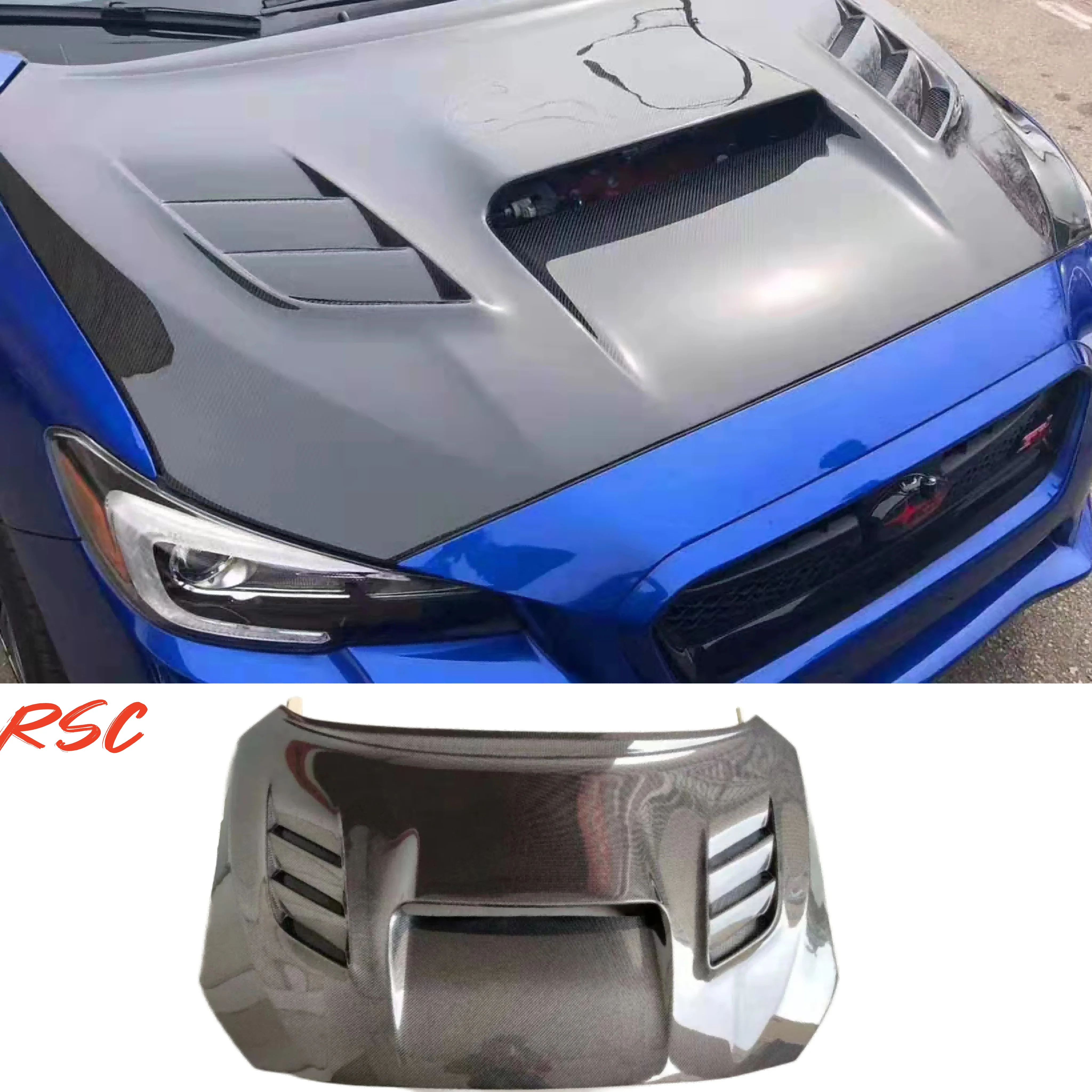 Carbon Hood WRX GEN11 Car Parts For Bonnnet For Subaru STI