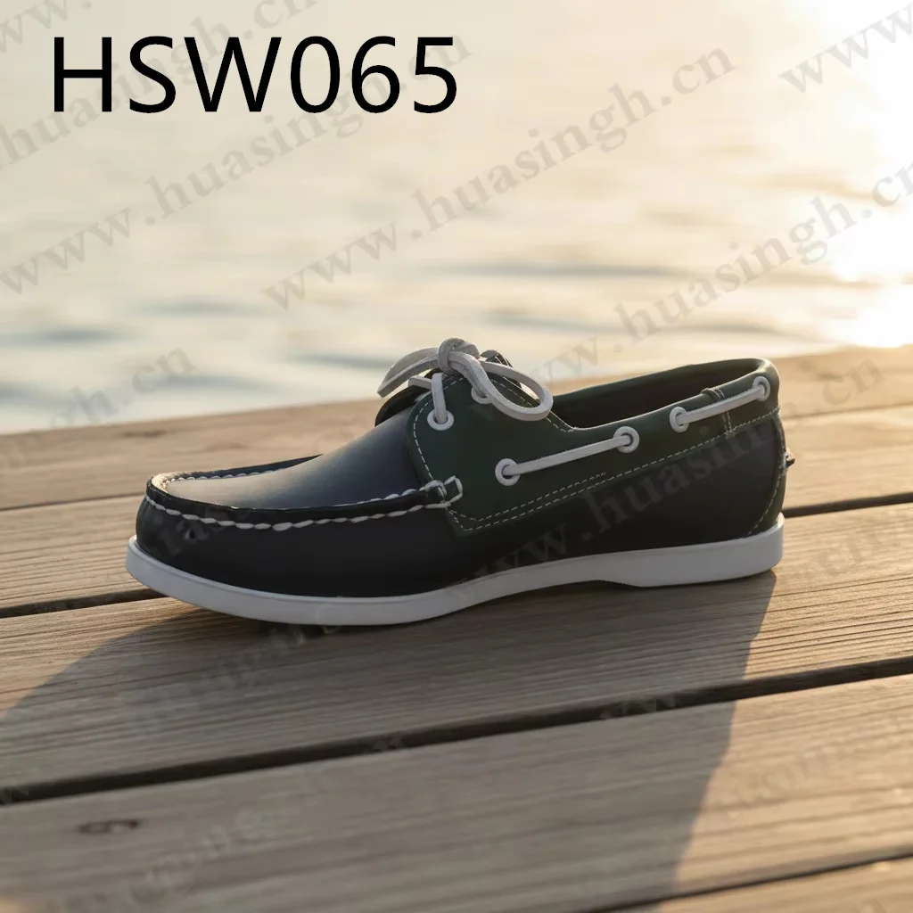 ZYF, Zapatos náuticos prácticos y cómodos para uso diario, con cordones, control de olores, estilo moderno, talla ampliada, mocasines planos HSW065