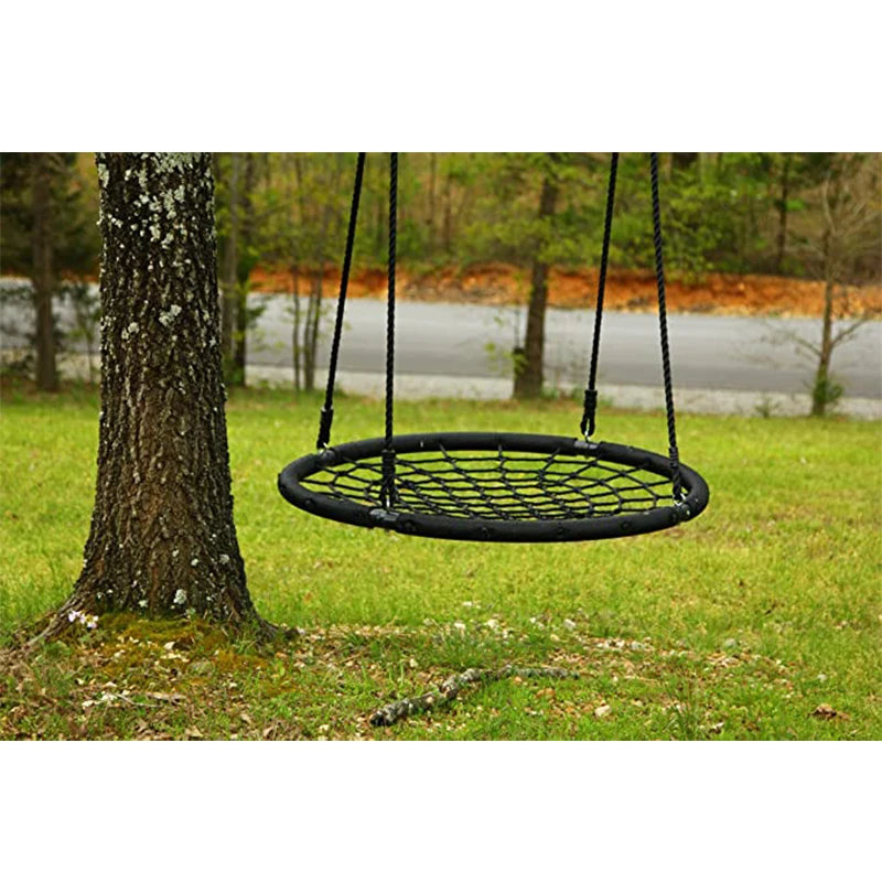 Zoshine Hanging Swing Net Tree Outdoor Garden Nest Swing Patio Swings Hanging Egg Bird Nest Rattan Chair for Kids